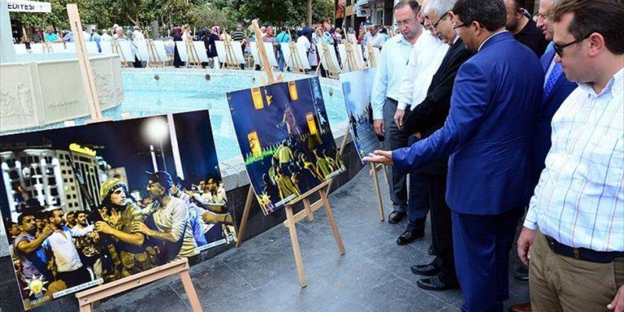 Manisa'da '15 Temmuz Milli İradenin Yükselişi' Fotoğraf Sergisi Açıldı