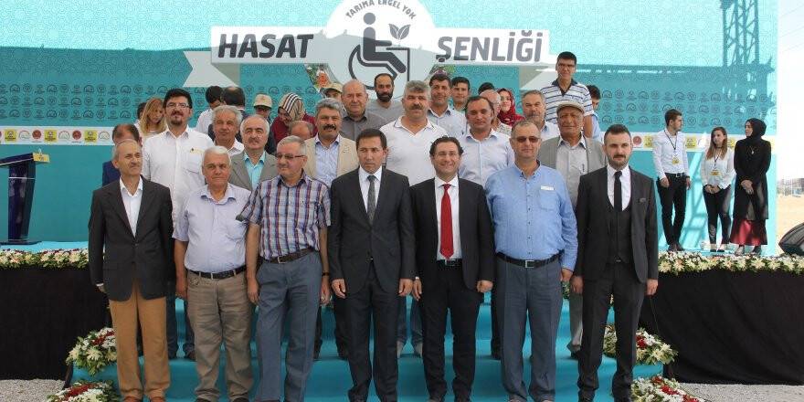 "Tarıma Engel Yok" hasat şenliği yapıldı