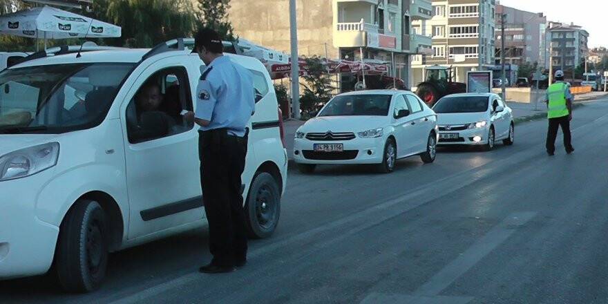 Kulu’da yol kontrol ve güvenlik uygulamaları sürüyor