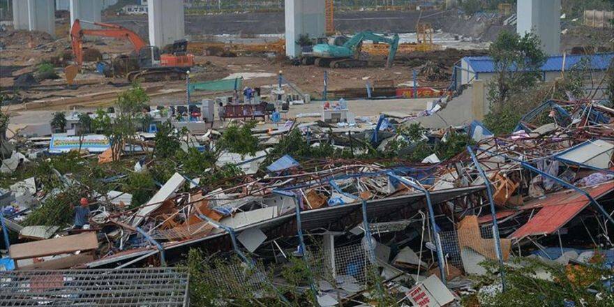 Çin'deki Tayfunda Ölü Sayısı 28'e Yükseldi