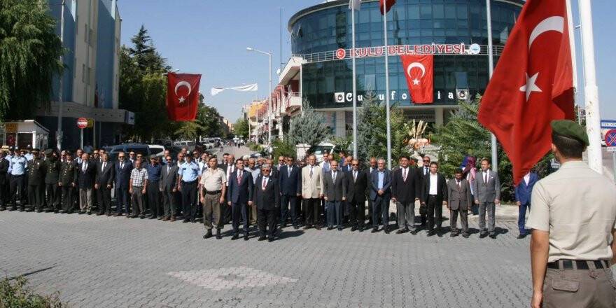Kulu’da 19 Eylül Gaziler Günü törenleri