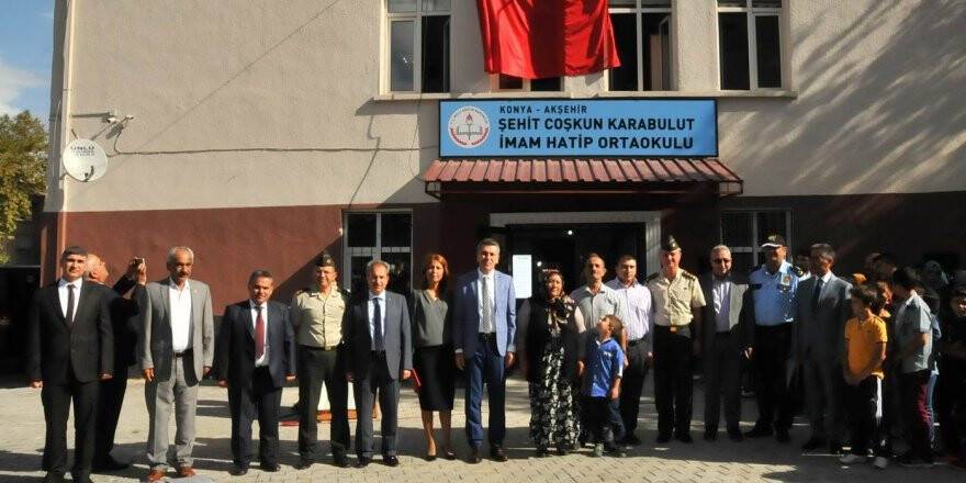 Şehit Coşkun Karabulut’un adı yeni açılan ortaokulda yaşayacak