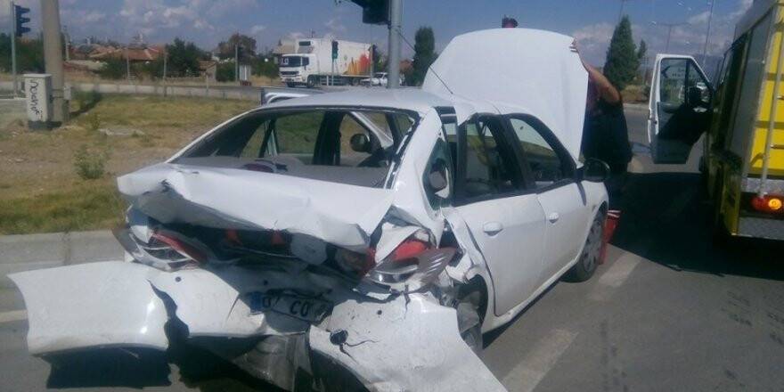 Seydişehir’de trafik kazası: 2 yaralı