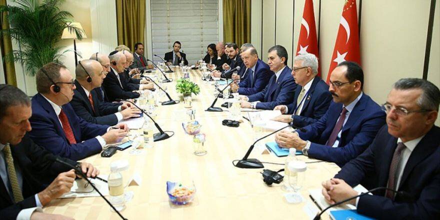 Erdoğan, Bazı Yahudi Kuruluşlarının Temsilcilerini Kabul Etti