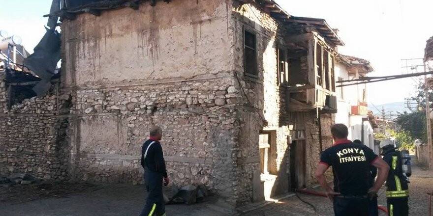 Beyşehir’de yangın