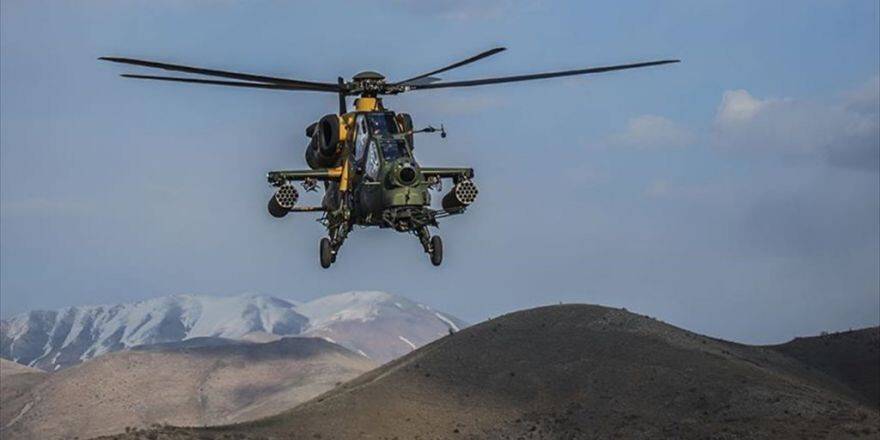 Bomba Yüklü Aracı Atak Helikopteri İmha Etti