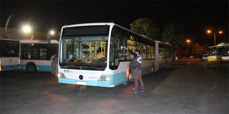 Konya'da belediye otobüs şoförü bıçaklandı
