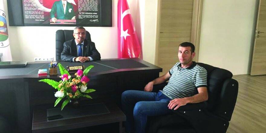 Muammer Özcan’dan Başkan Yağız’a ziyaret