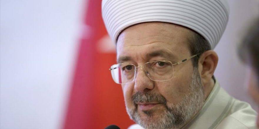 Diyanet İşleri Başkanı Görmez: Kerbela Aramızda Ayrılık Değil Birlik Ve Beraberliğe Vesile Olmalı