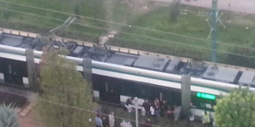 Konya'da tramvay kazası