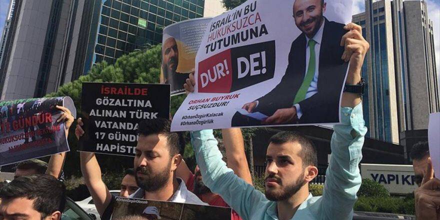 İsrail'de Türk Vatandaşının Gözaltına Alınması Protesto Edildi