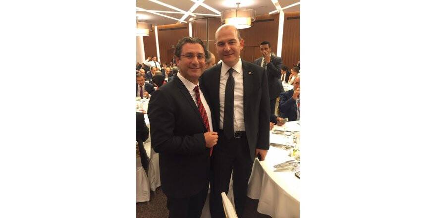 Fatih Özdemir Bakan Süleyman Soylu ile birlikte