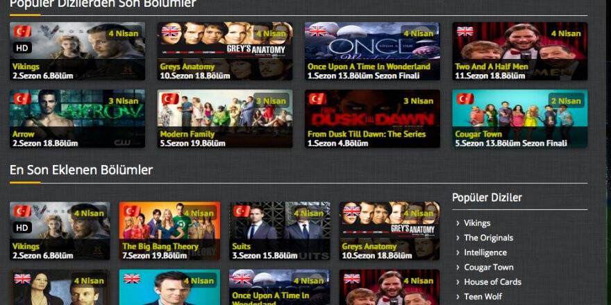 O sitelerden dizi izleyenlere şok