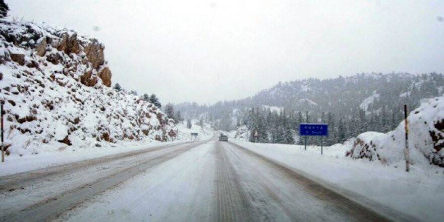Konya'da kapalı olan yollar