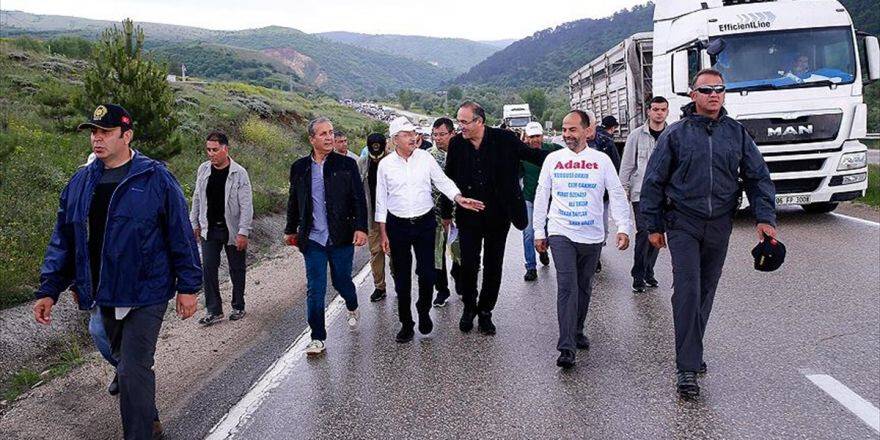 Kılıçdaroğlu Tepki Yürüyüşünün 7. Gününü Tamamladı