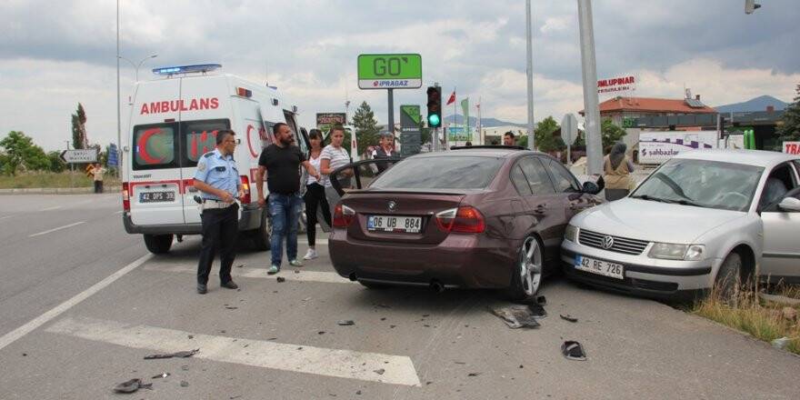Seydişehir’de trafik kazası: 1 yaralı