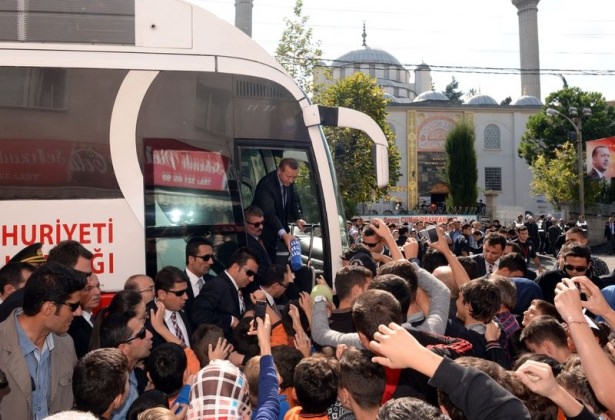 Cumhurbaşkanı'na Trabzon'da sevgi seli 5