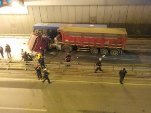 Ankara yolunda kaza