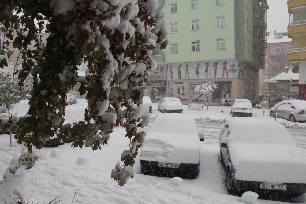 Konya'dan kar manzaraları 12