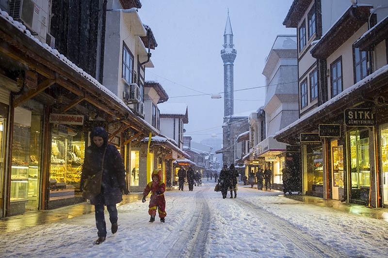 Konya'dan kar manzaraları 49