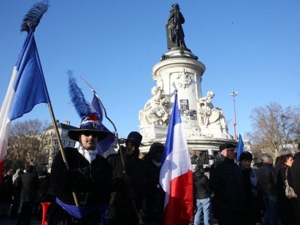Paris’te Cumhuriyet Yürüyüşü 8