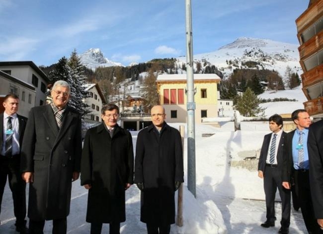 Başbakan Davutoğlu Davos'ta 2