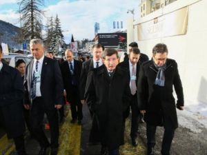 Başbakan Davutoğlu Davos'ta