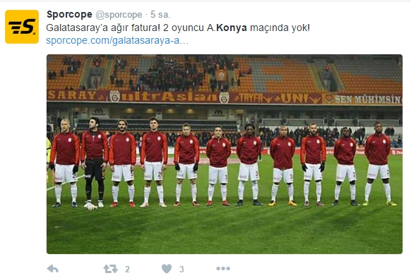 Galatasaray taraftarını Atiker Konyaspor korkusu sardı 20