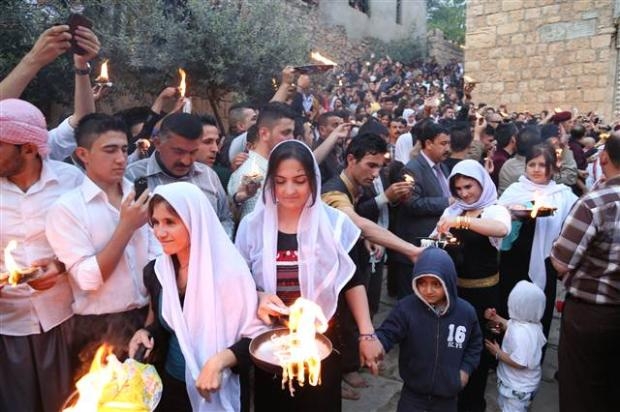 Yezidiler 'Kırmızı Çarşamba'yı kutladılar 22