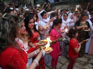 Yezidiler 'Kırmızı Çarşamba'yı kutladılar
