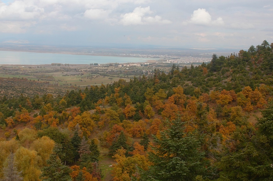 Beyşehir Gölü Milli Parkı’nda sonbahar görüntüleri 3