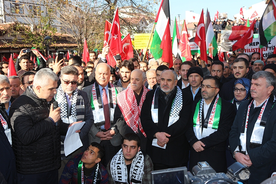 ABD'nin Kudüs kararı protesto edildi 6