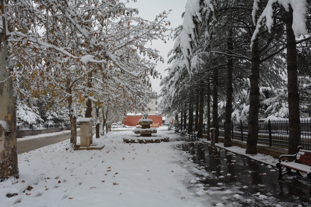 Hadim'den muhteşem kar manzaraları 13