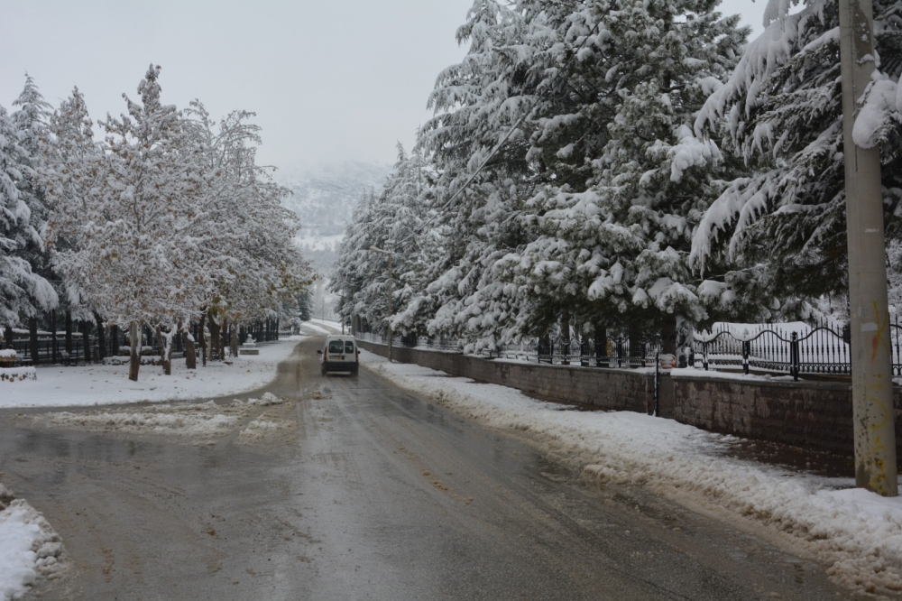 Hadim'den muhteşem kar manzaraları 4