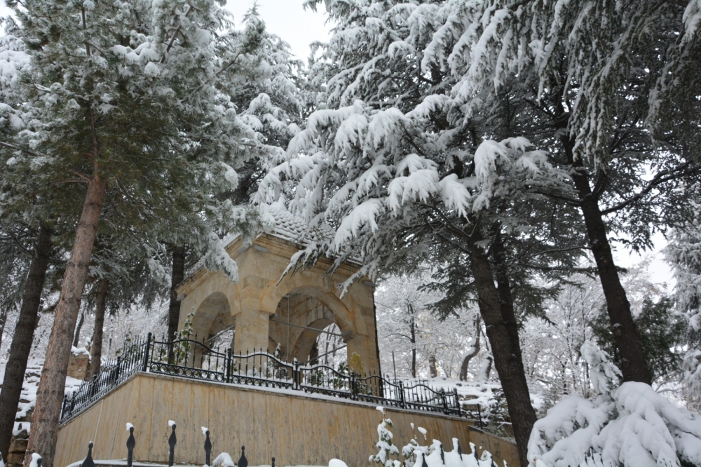 Hadim'den muhteşem kar manzaraları 6