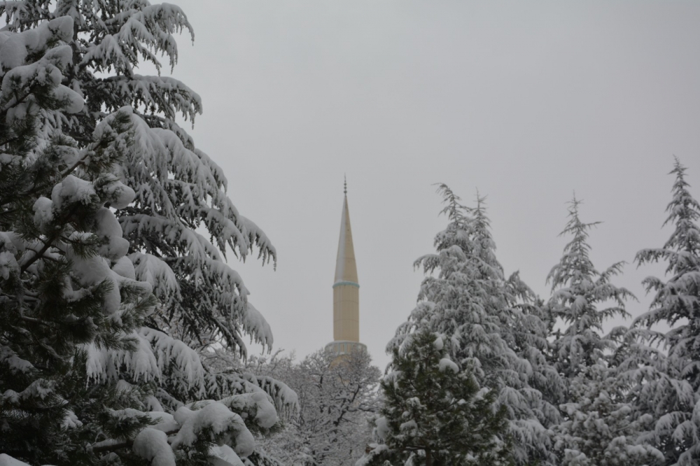 Hadim'den muhteşem kar manzaraları 7