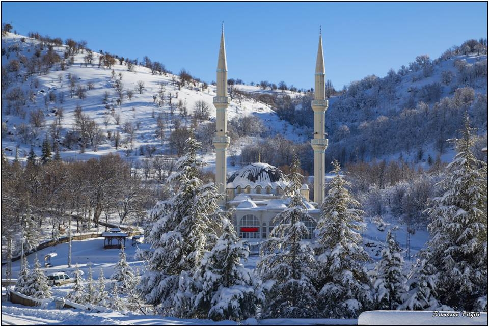 Hadim'den muhteşem kar manzaraları 12