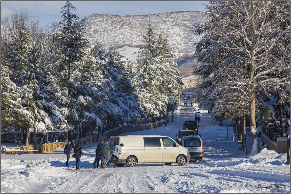 Hadim'den muhteşem kar manzaraları 7