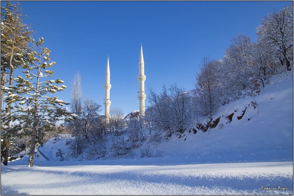 Hadim'den muhteşem kar manzaraları 9