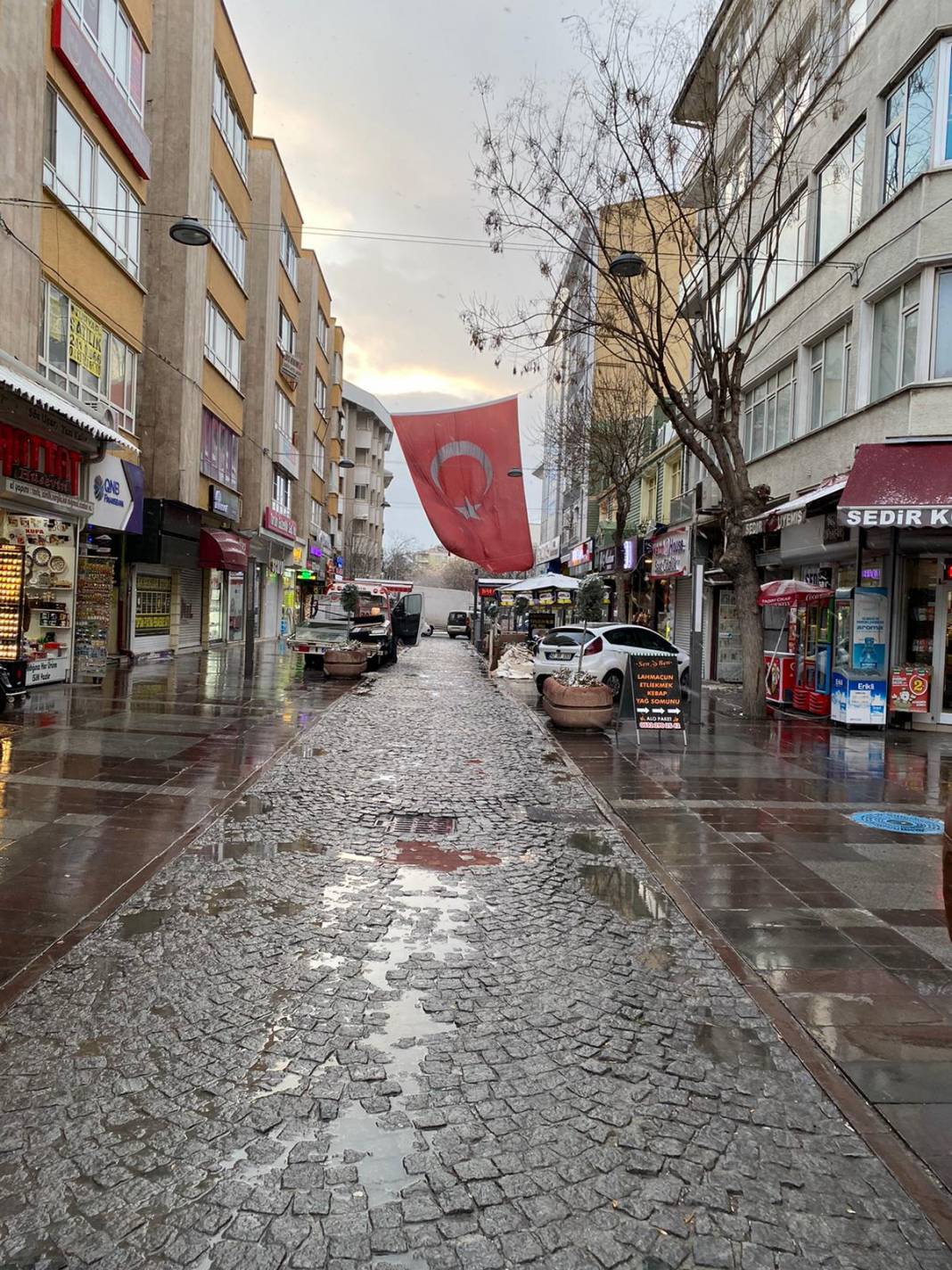 Korona ve Kar etkisinde Konya Sokakları(19.03.2020) 5