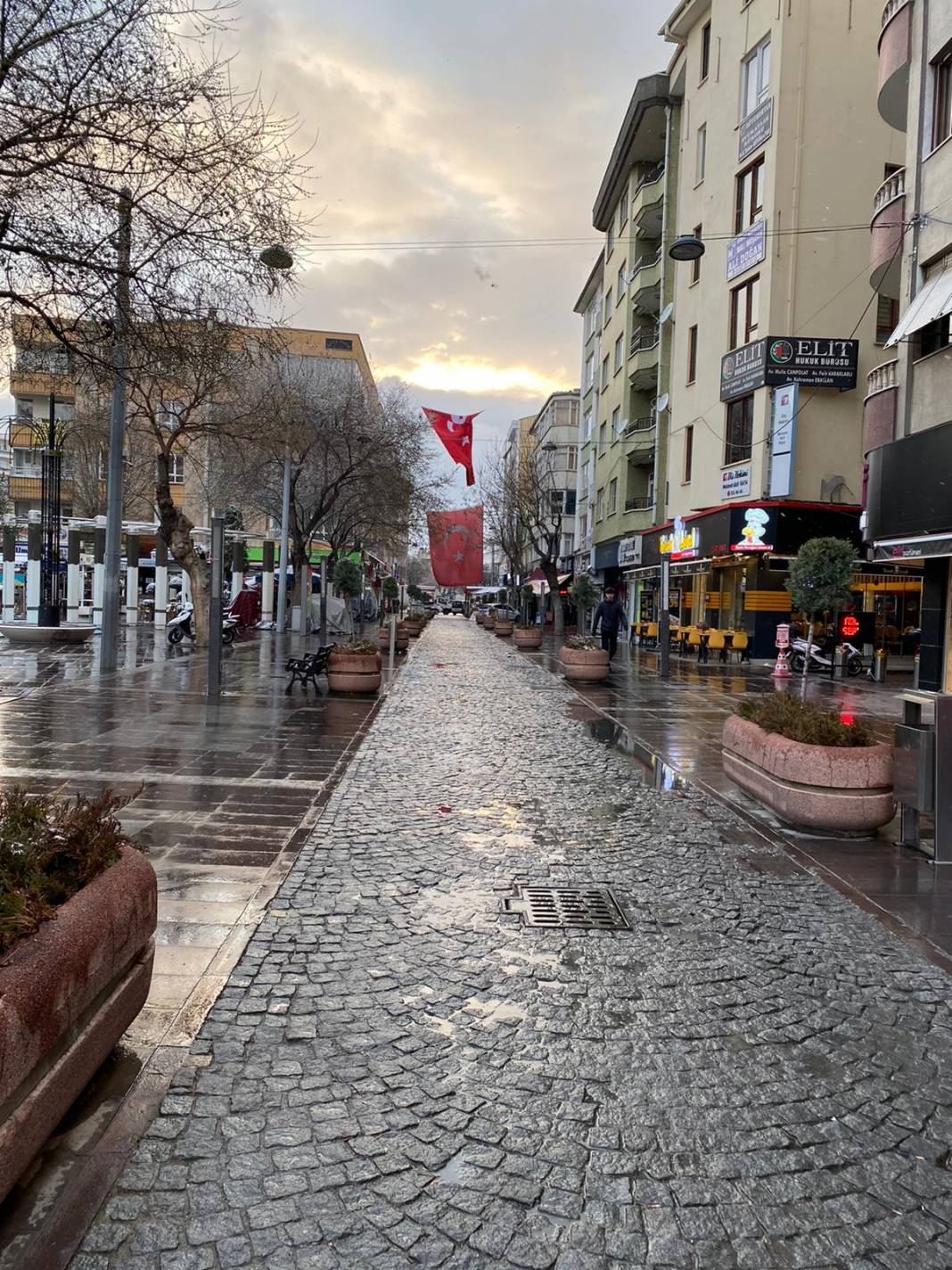 Korona ve Kar etkisinde Konya Sokakları(19.03.2020) 6