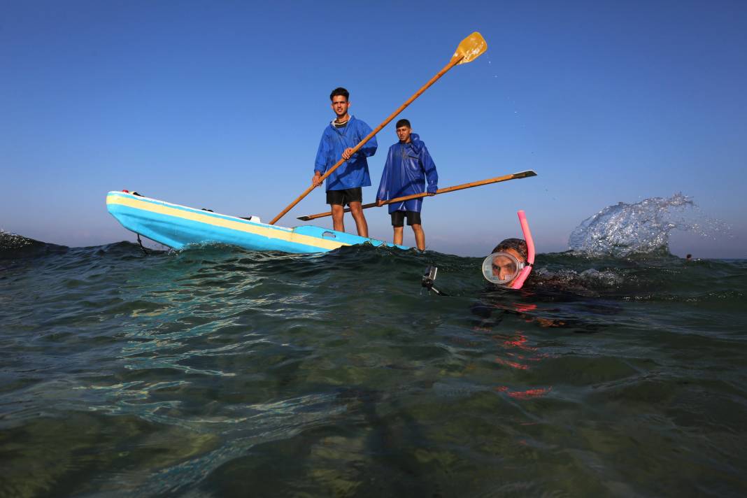 Filistinli fotoğrafçının objektifinden Gazzeli balıkçılar 5