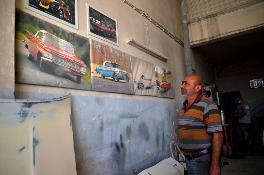 Konya'da  klasik otomobilleri hurdadan alıp eski ihtişamına kavuşturuyor 10