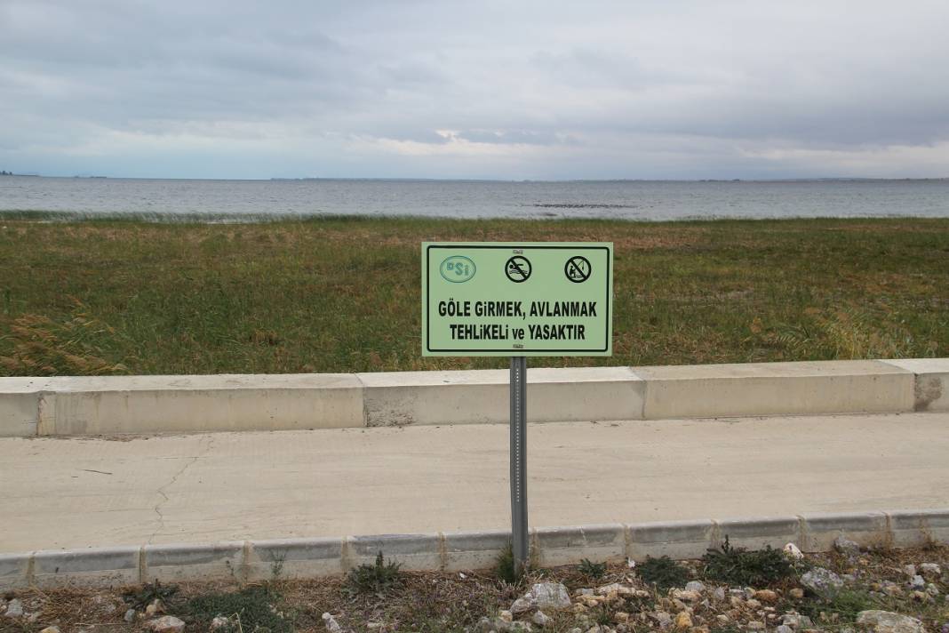 Beyşehir Gölü'nde sular çekildi, kıyılarda sazlıklar oluştu 2