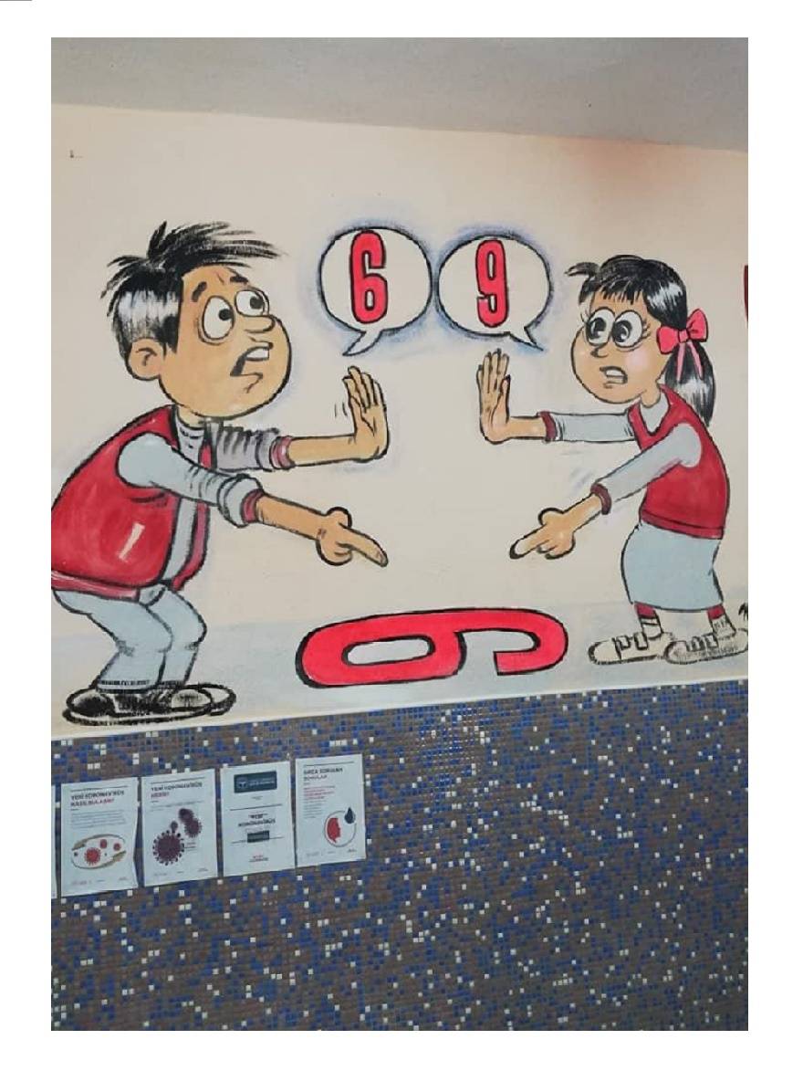Konya'da okul duvarları karikatürist Mehmet Duru'nun çizimleriyle renklendi 6