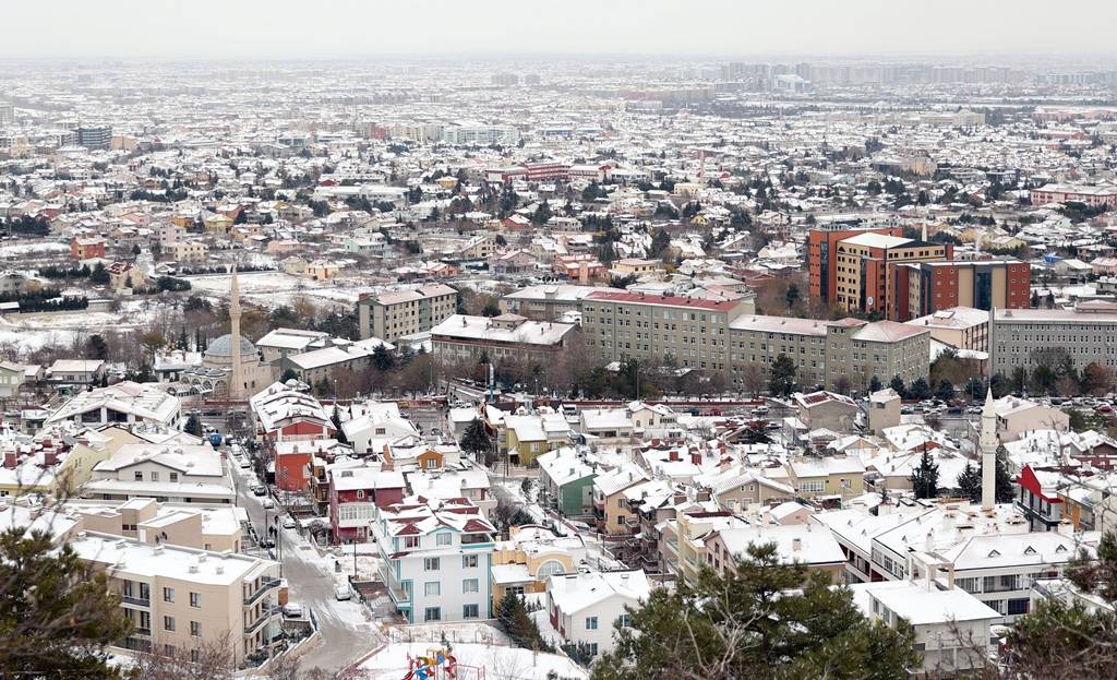 Konya'dan kar manzaraları 4