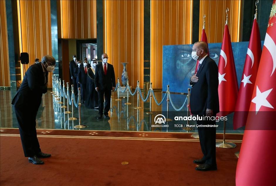 Cumhurbaşkanı Erdoğan 30 Ağustos Zafer Bayramı tebriklerini kabul etti 13