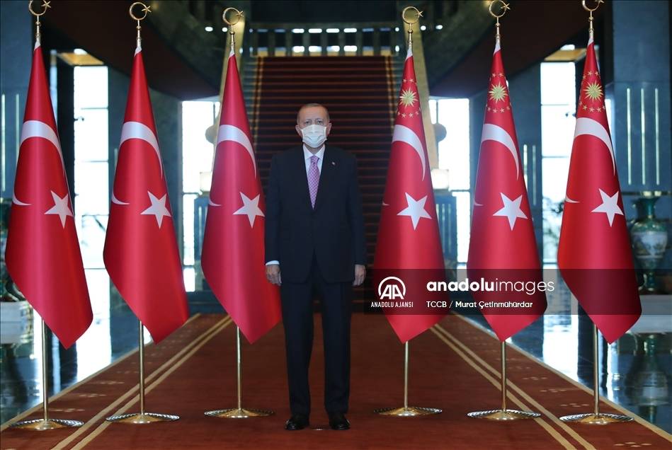 Cumhurbaşkanı Erdoğan 30 Ağustos Zafer Bayramı tebriklerini kabul etti 6