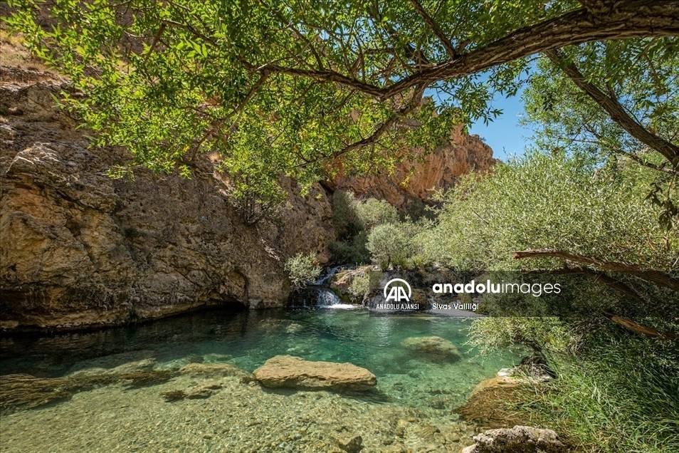 Sivas'taki Şuğul Kanyonu dört mevsim ziyaretçilerini ağırlıyor 2