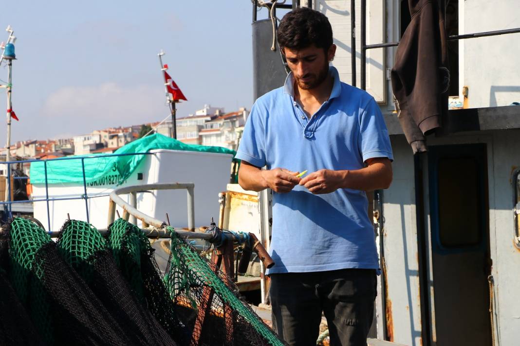 Karadenizli balıkçılar Marmara'da "lüfer" peşinde 4